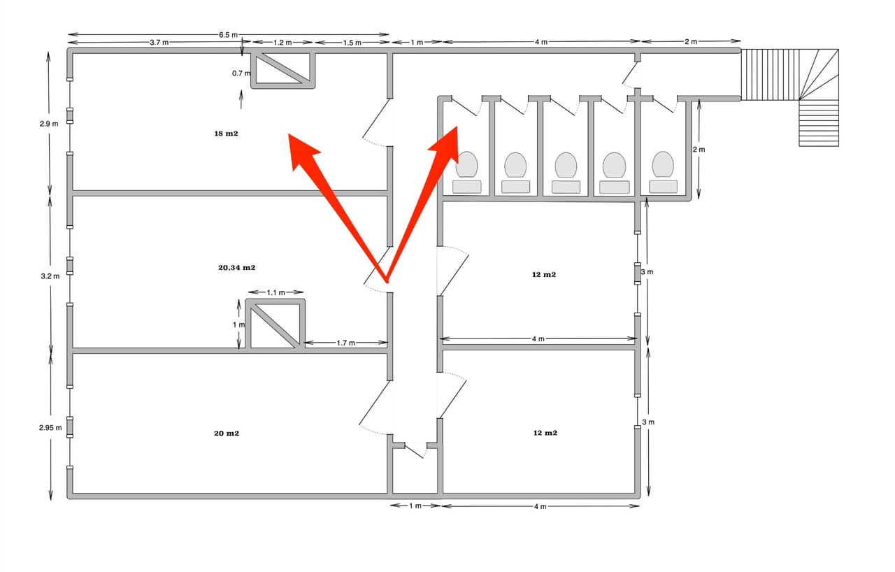 Prenájom kancelárie 18 m² – Mäsiarská 50, Košice - 9